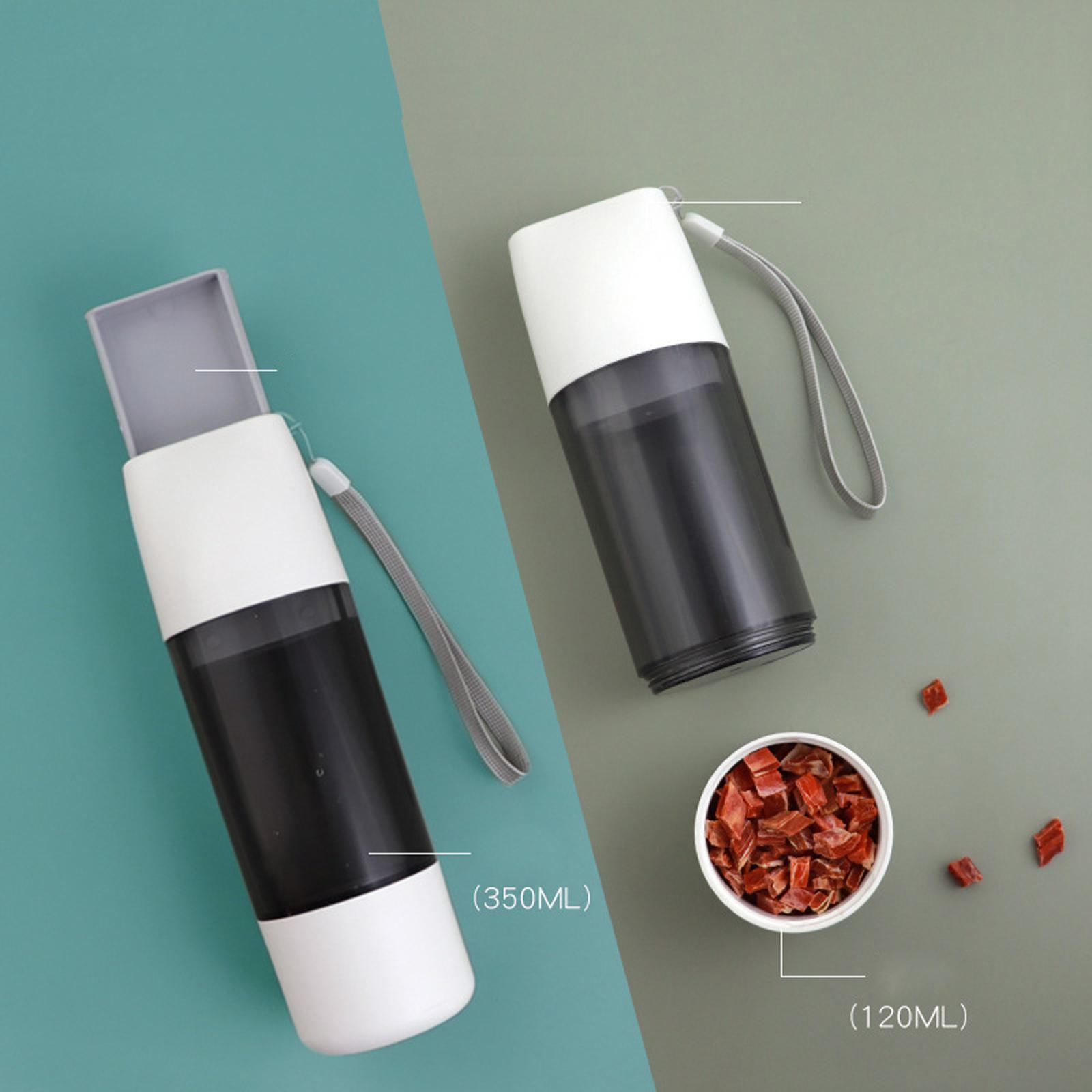 Pet Water Bottle Feeder Water Dispenser Dog Water Grain Cup for Hiking Cats