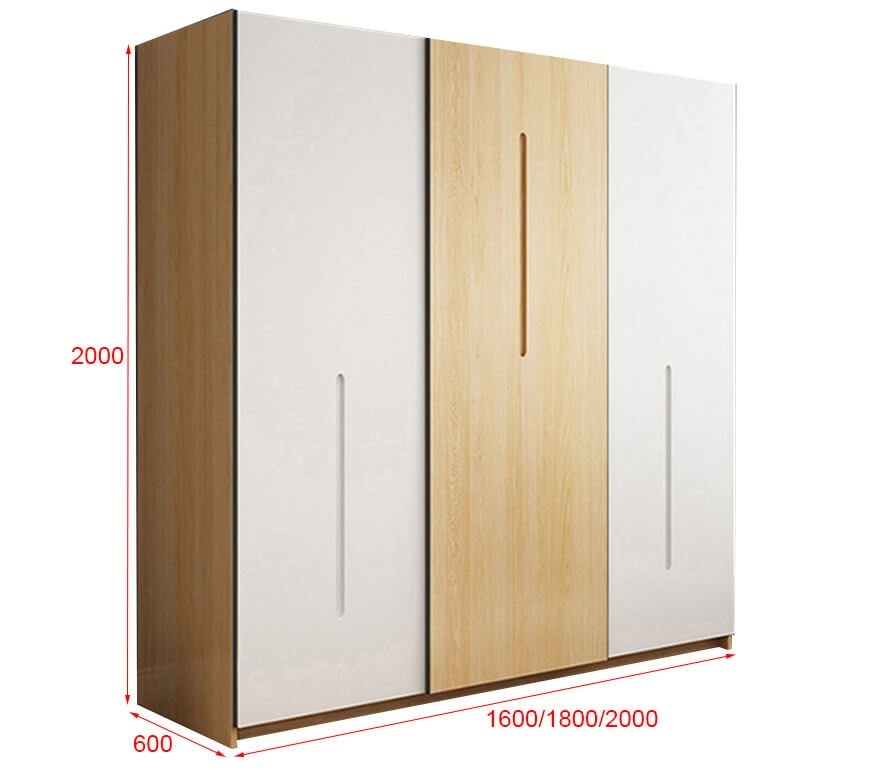 Tủ gỗ để quần áo kiểu cánh lùa tiện lợi
