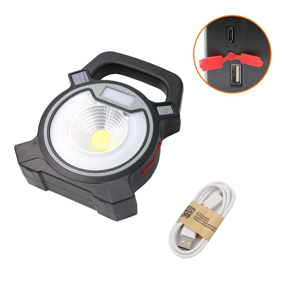 Đèn LED chiếu sáng COB không thấm nước , cổng sạc usb