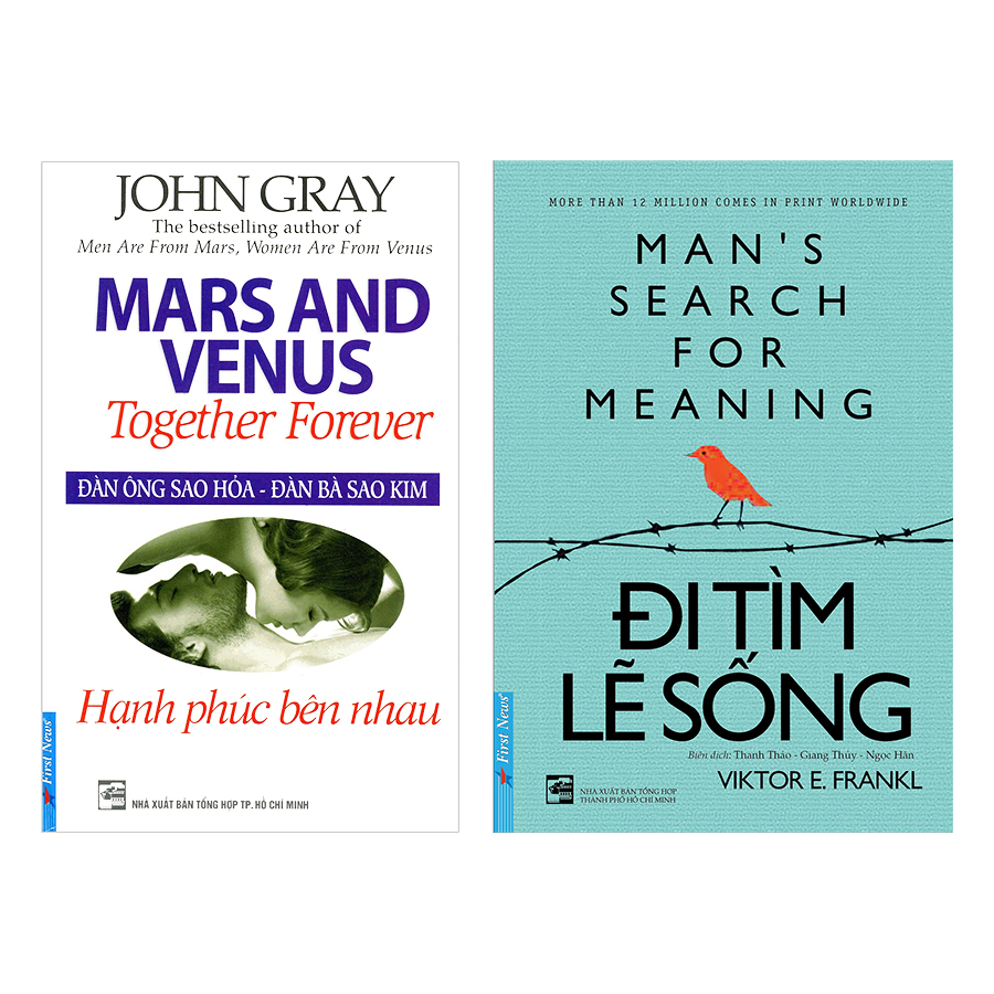 Combo Đàn Ông Sao Hỏa - Đàn Bà Sao Kim + Đi Tìm Lẽ Sống