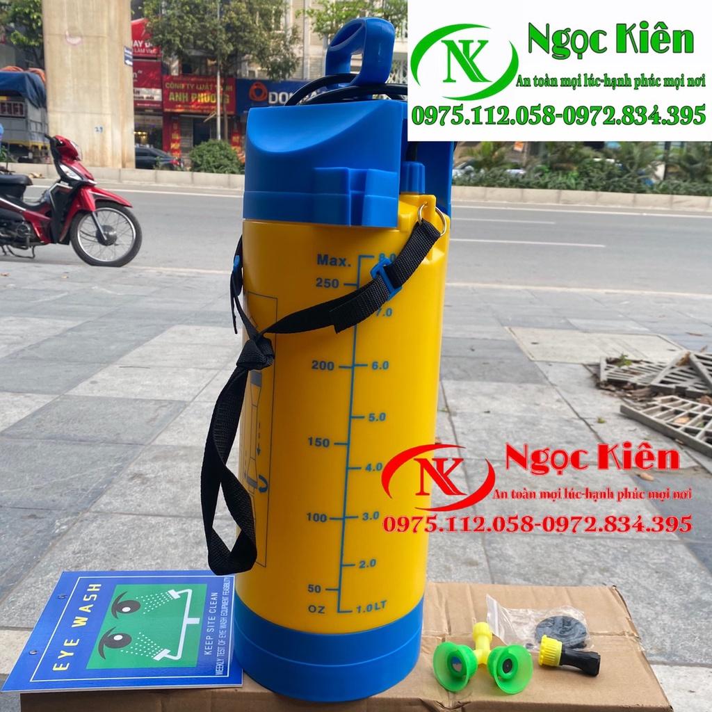 thiết bị rửa mắt khẩn cấp di động 8 lít