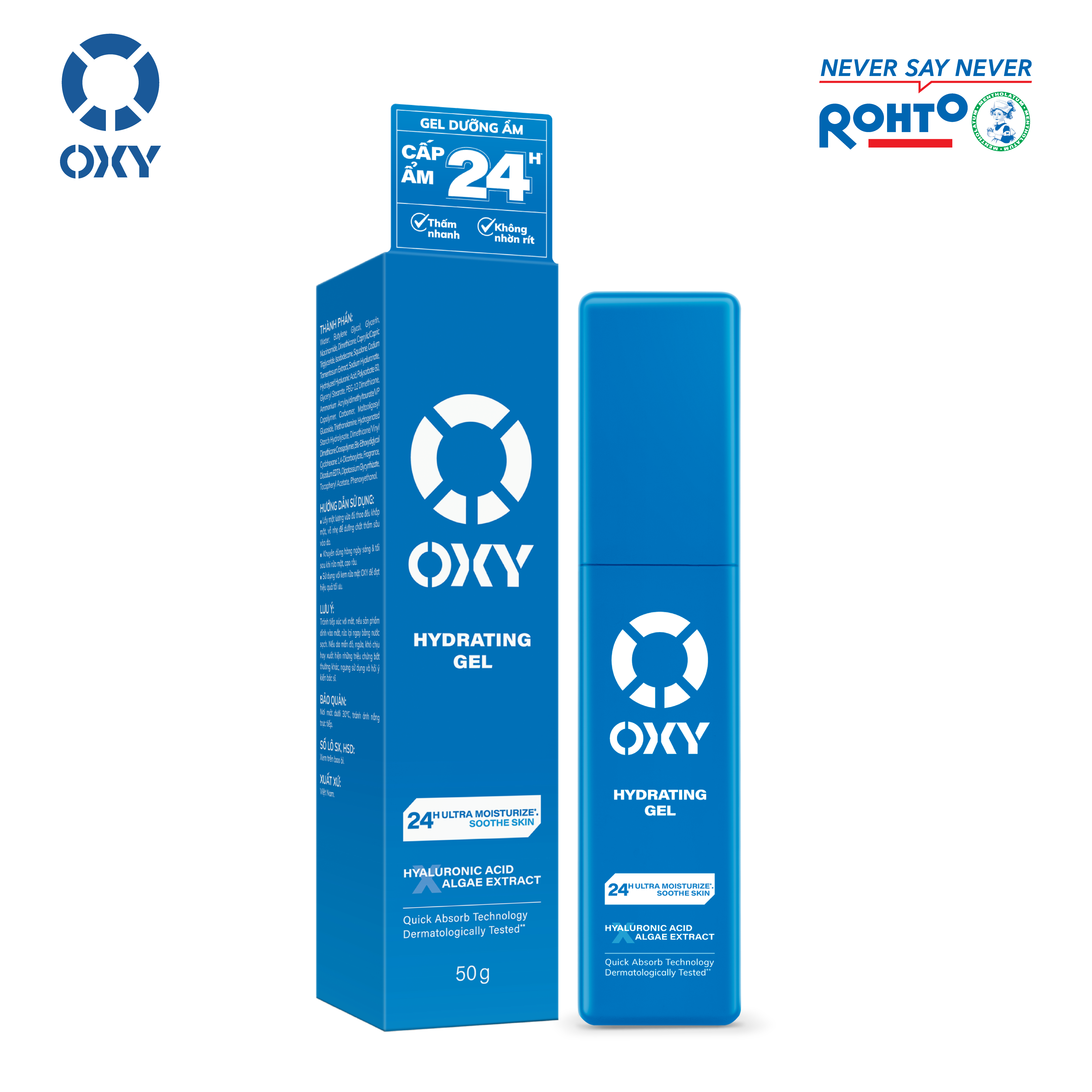 Kem dưỡng ẩm cho nam dạng gel Oxy Hydrating Gel 50g