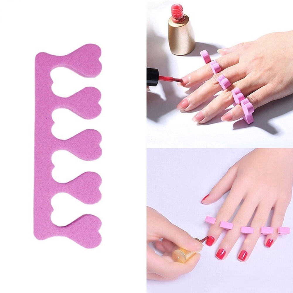 Xốp Chia Móng Làm Nail, Có độ Êm Tốt, Tạo Khoảng Cách Các Ngón Tránh Ảnh Hưởng Bề Mặt Khi Thao Tác, Thoải Mái Khi Sử Dụng, Không Bị Biến Dạng Theo Thời Gian