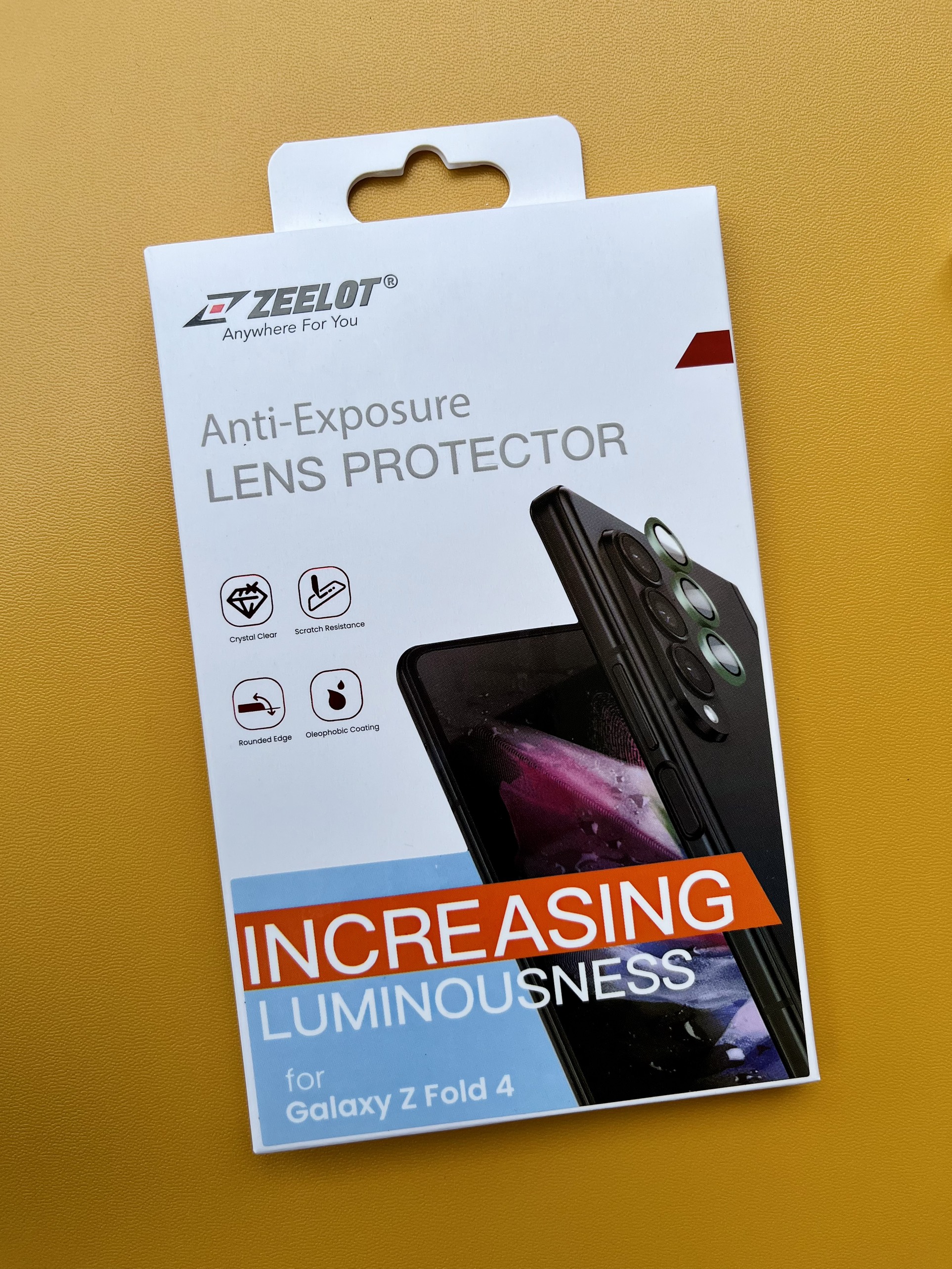 Kính Cường Lực Camera Lens Dành Cho Samsung Galaxy Z Fold 4 5G ZEELOT PISHIELD - Hàng Chính Hãng