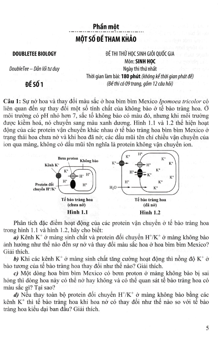 Master Of Biology Questions - Hành Trình Tới Olympic Sinh Học_GDDT