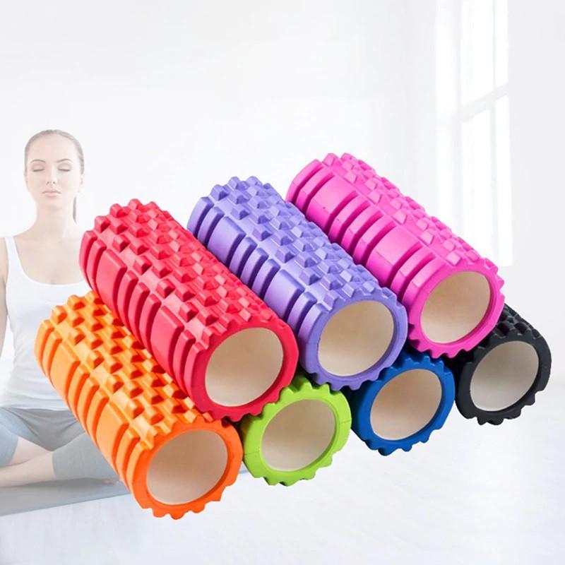 Ống lăn YOGA Massage, Dãn Cơ Tập Gym chính hãng SPORTY có gai dài từ 29cm, 33cm, 45cm