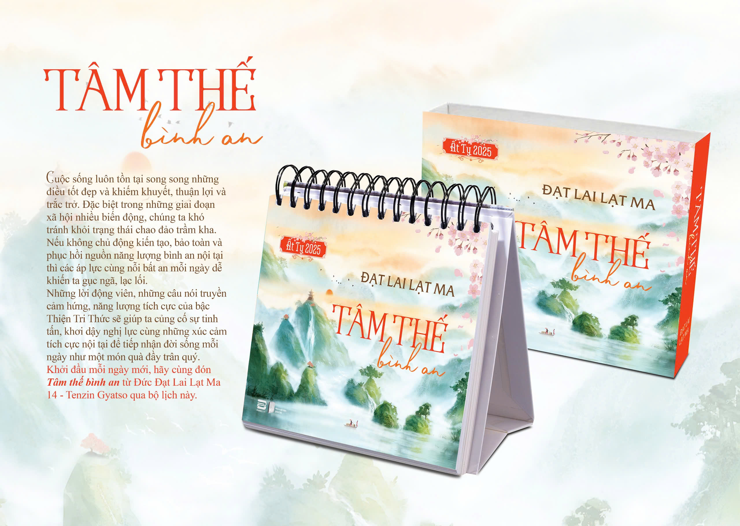 [Pre-order] LỊCH BÀN ẤT TỴ 2025: TÂM THẾ BÌNH AN – Phanbook. Ngày dự kiến có hàng: 25/11/2024