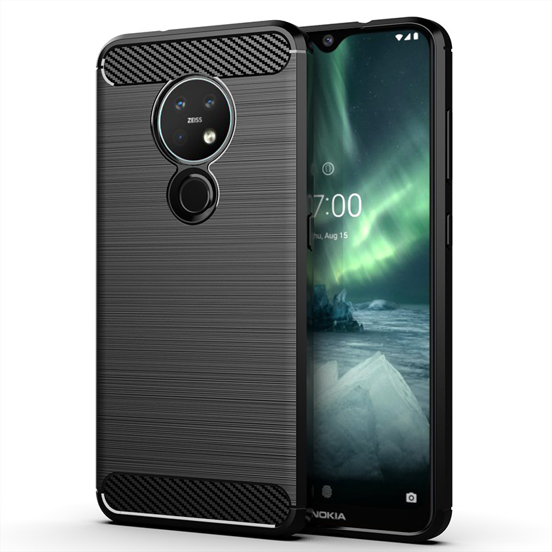Ốp Lưng Chống Sốc Vân Cabon Dành Cho Điện Thoại Nokia 7.2