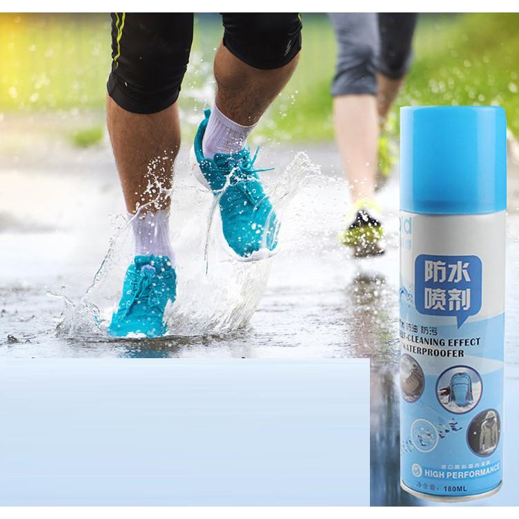 Chai xịt nano chống thấm nước cho giày dép, quần áo 180ml