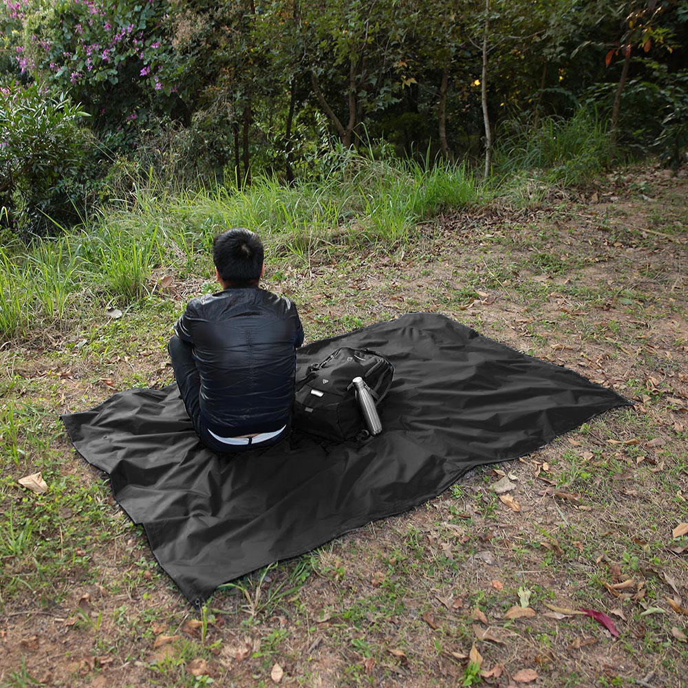 Áo Mưa Poncho Nhẹ Có Mũ Trùm Đầu 3 Trong 1 Chống Nước