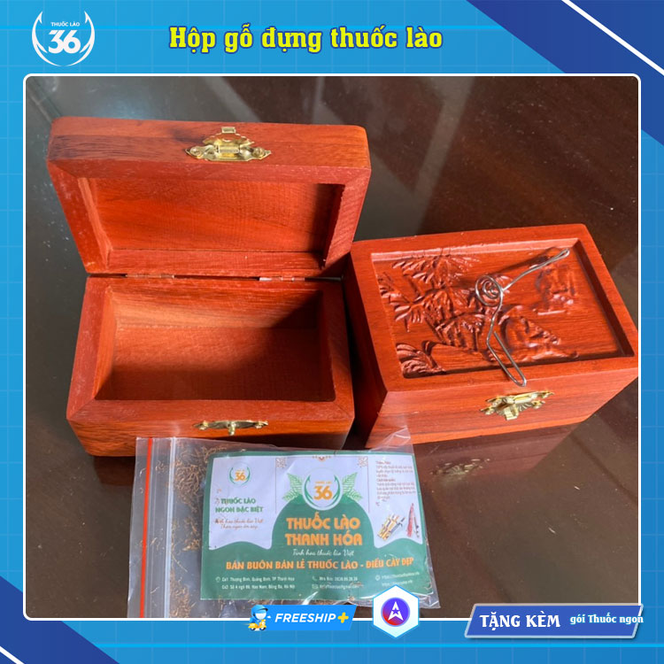 Hộp Gỗ Đựng Thuốc Lào