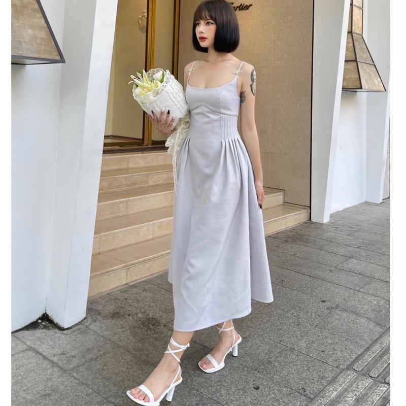 MOLLY DRESS đầm dây nơ đá