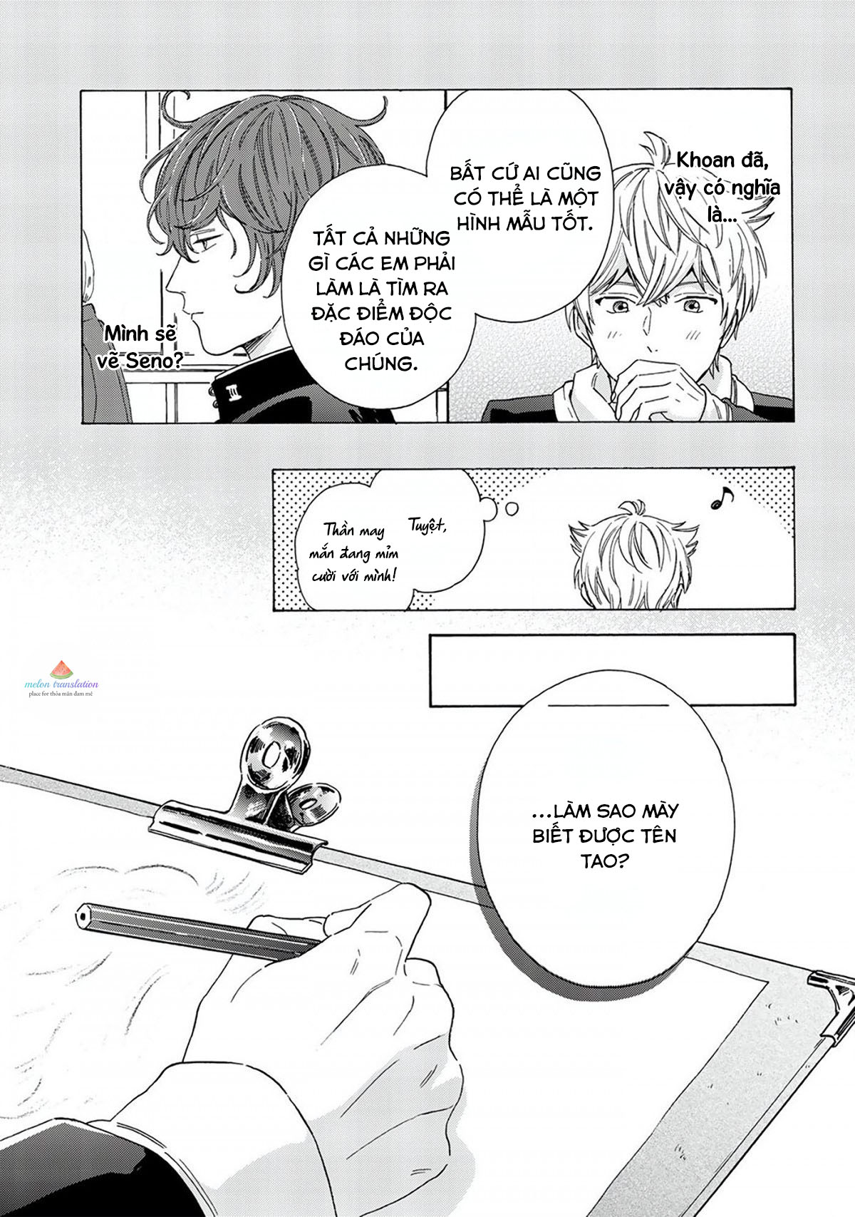 ngôi sao hạng nhất được vẽ bằng nụ hôn chapter 2 4