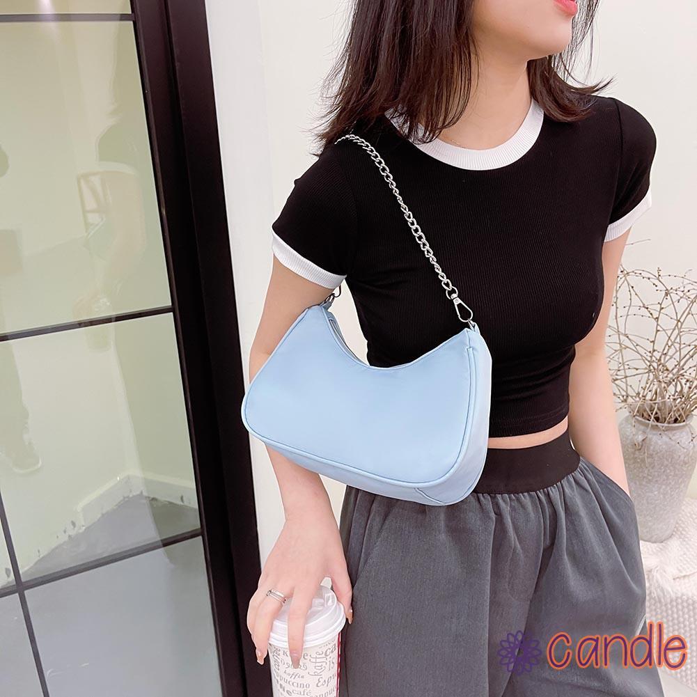 Túi Đeo Dưới Cánh Tay Màu Trơn Thời Trang Cho Nữ
