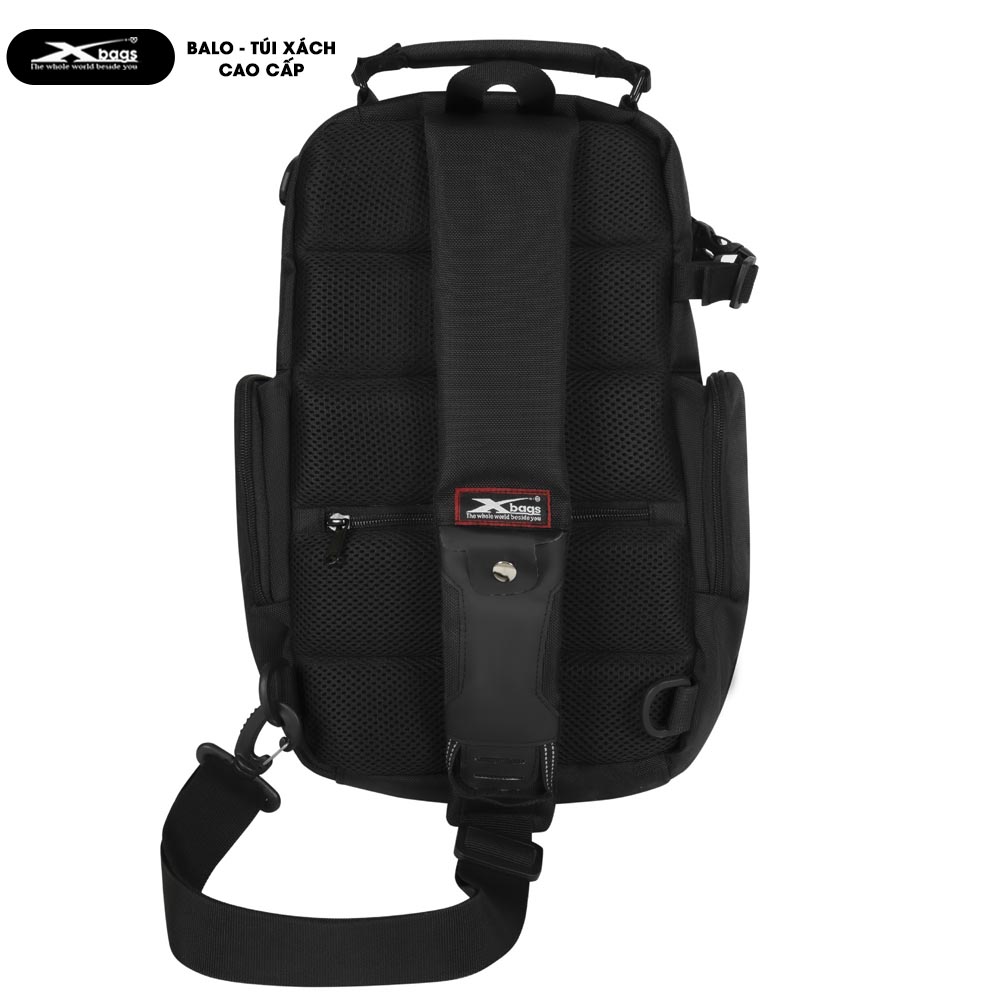 Túi Đeo Chéo Cao Cấp Xbags Apex XB9103 Màu Đen, Chống Nước, Thiết Kế Đa Năng, Nhiều Ngăn Thông Minh, Hiện Đại Cá Tính!