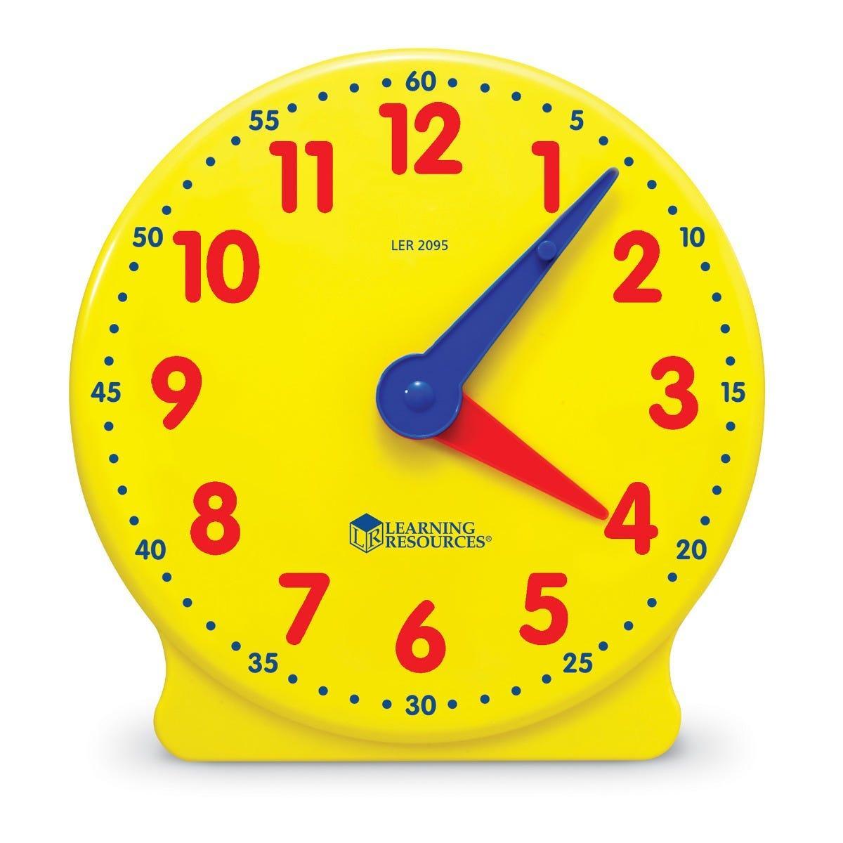 Learning Resources Đồng hồ cỡ lớn cho học sinh - Big Time Student Clock