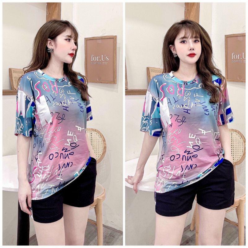 SET BỘ THỜI TRANG FORM RỘNG HỌA TIẾT