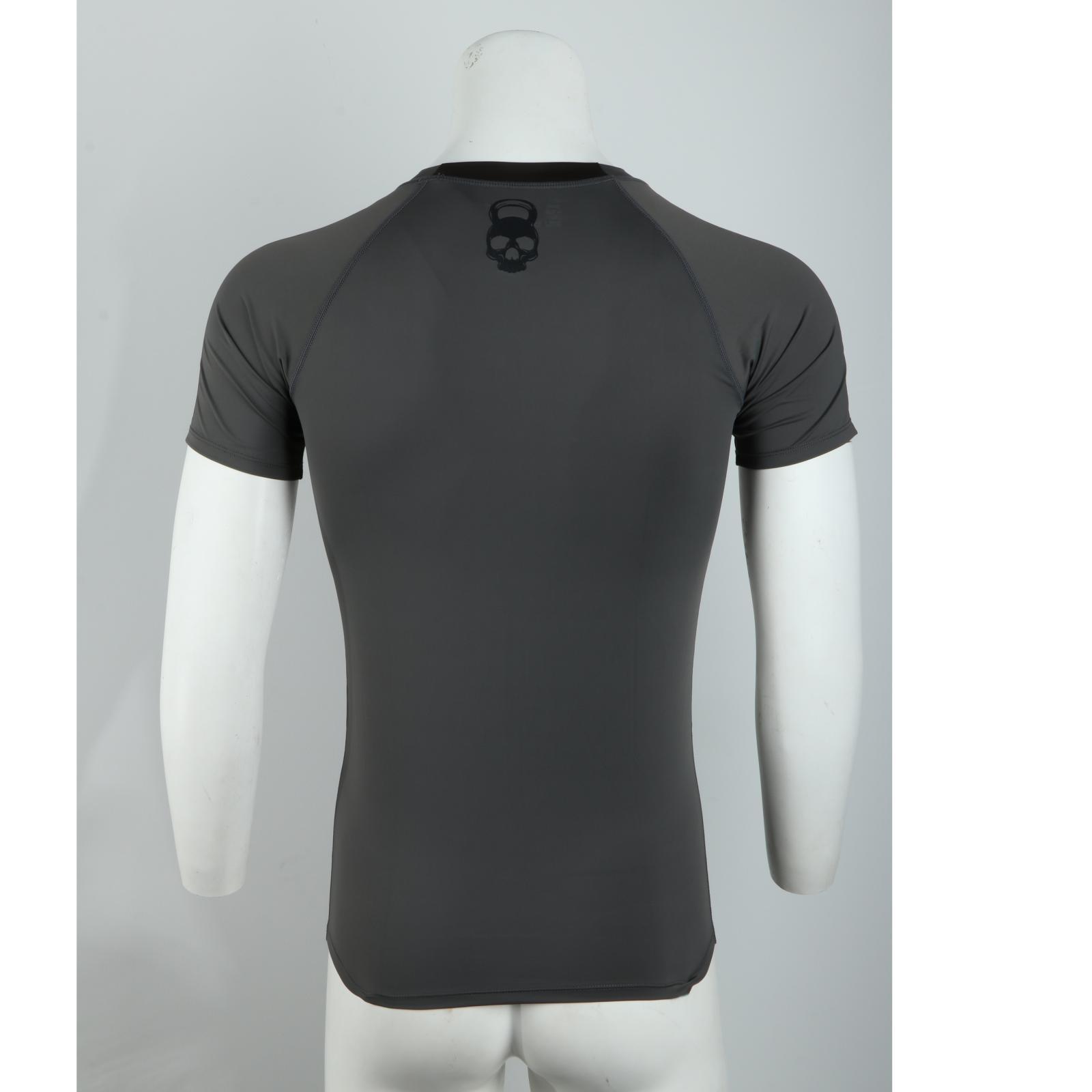 Crew Neck T-Shirt Quick Drying Compression Short Sleeve Sports Tee M