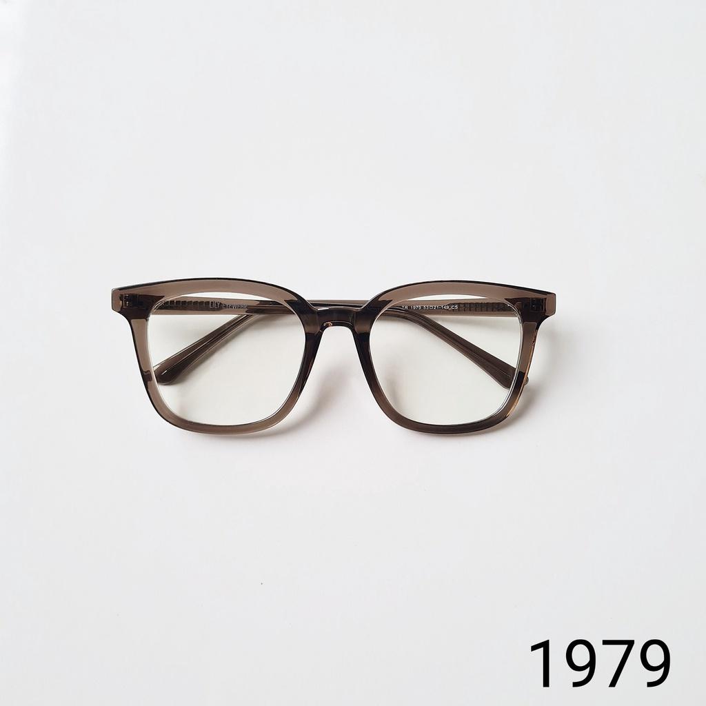 Gọng kính nam nữ LILYEYEWEAR mắt kính vuông to dễ đeo chất liệu dày dặn màu sắc thời trang 1979