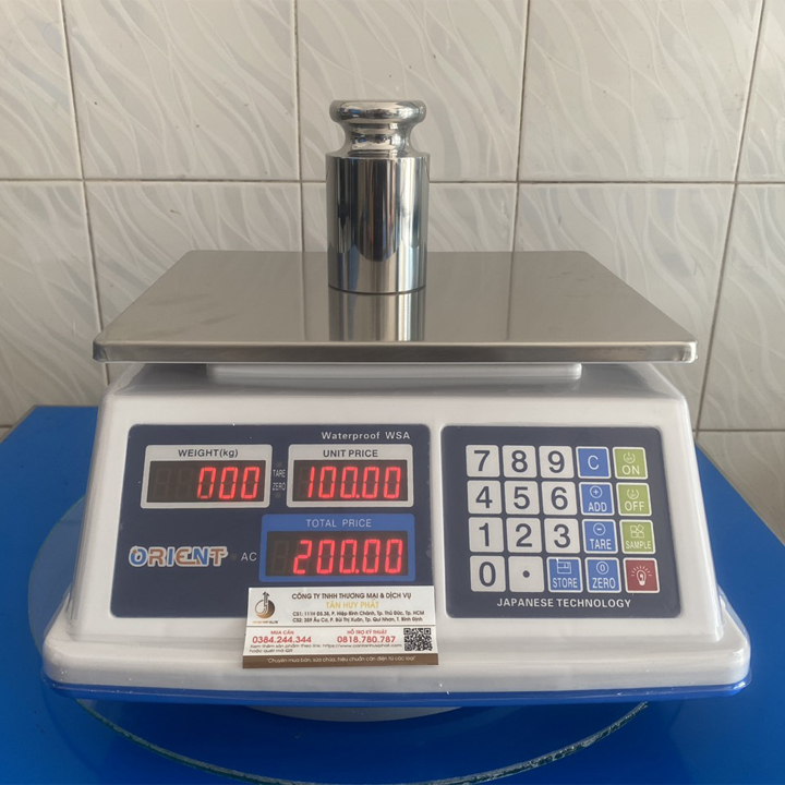 Cân tính tiền chống nước WSA