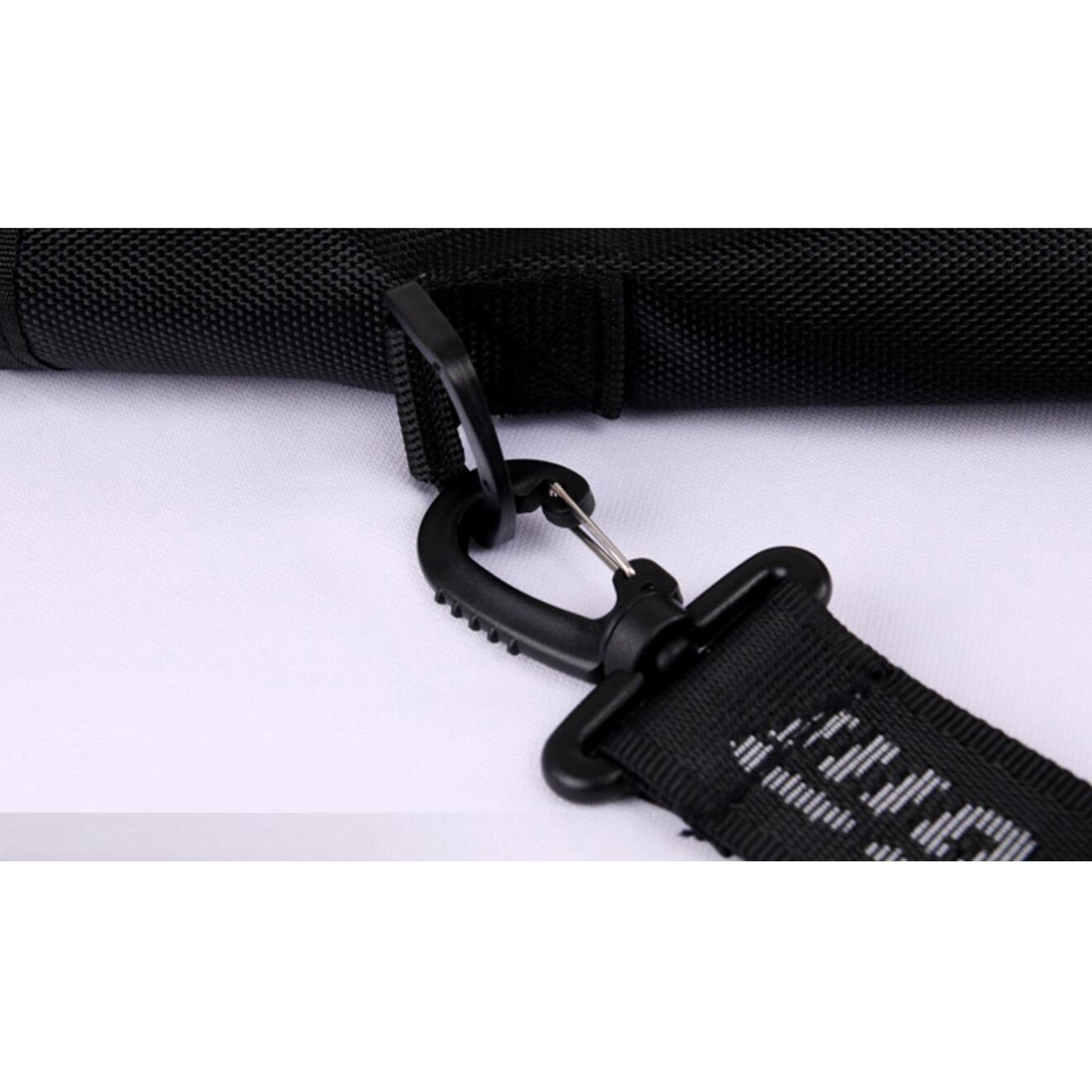 Golf Bag Black Lightweight Travel Carry Golf Club Bag with Cushioned Shoulder Strap for Driving Range Practice Easy Transport - Good for Adults