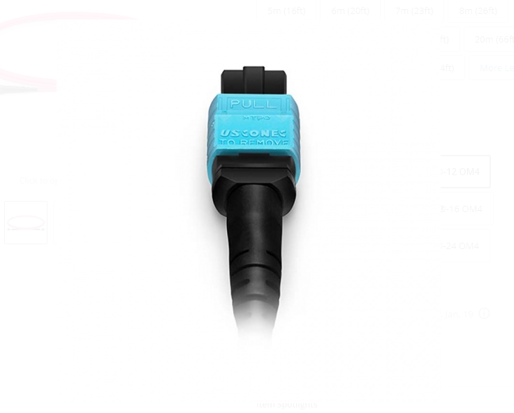 Dây nhảy quang MTP to MTP Female, OM4 Type B, 12 Fibers Elite Trunk Cable Bunch - Xmethod Network - Hàng chính hãng