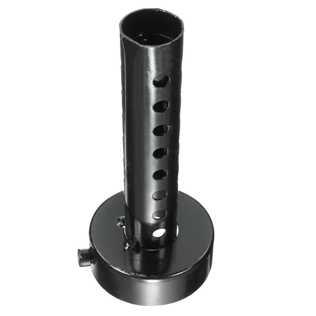 2Pieces Universal Motorcycle Exhaust Pipe Muffler Baffle Silencer Black 35mm