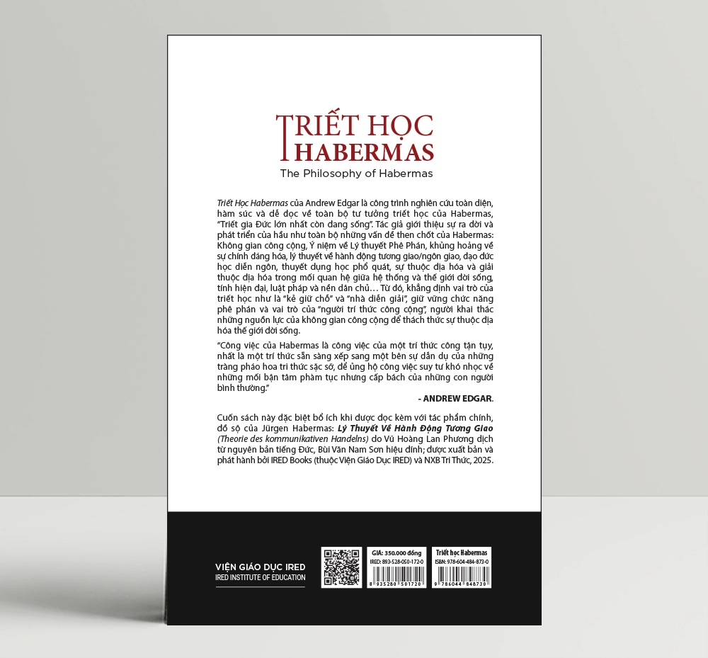 Triết học Habermas (The Philosophy of Habermas) - Andrew Edgar - IRED Books