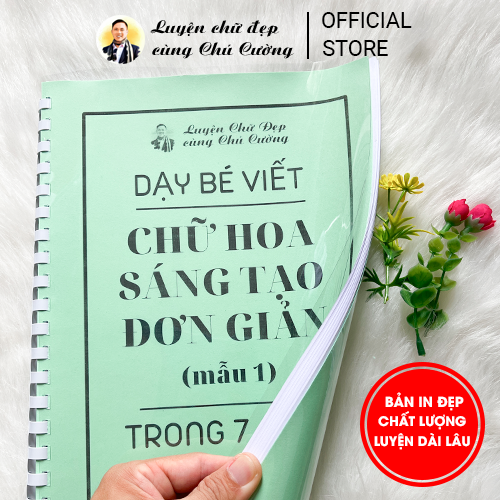 Dạy Bé Viết Chữ Hoa Sáng Tạo Đơn Giản mẫu 1