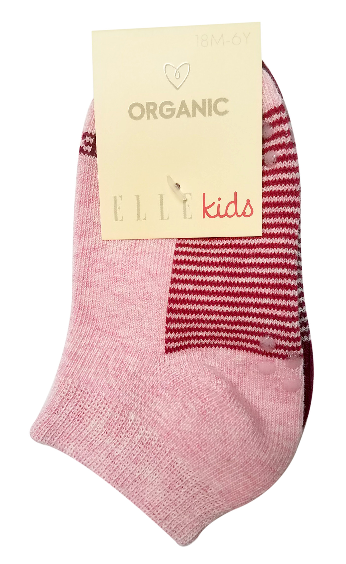 Set 2 đôi vớ tất trẻ em ORGANIC 3-6 tuổi ELLE KIDS EK45 LOC2