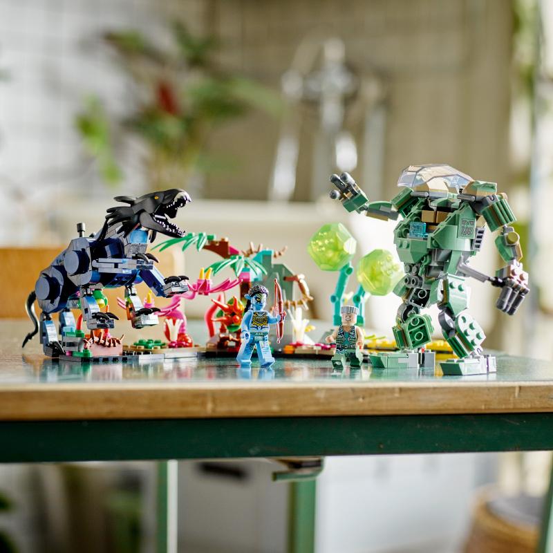 Đồ Chơi LEGO AVATAR Neytiri & Thanator Đối Đầu Chiến Giáp Quaritch 75571