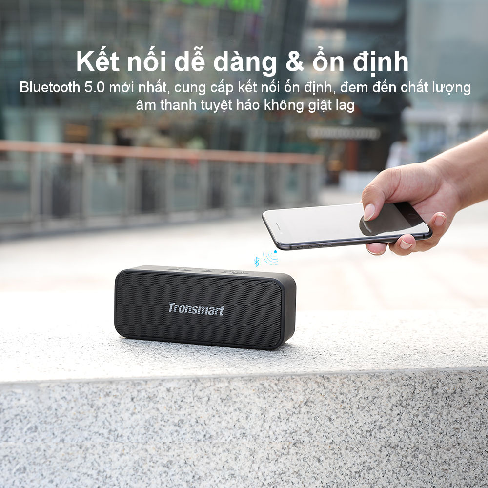 Loa Bluetooth Tronsmart Element T2 Plus Loa di động 20W, Chống nước IPX7 - Hàng Chính Hãng