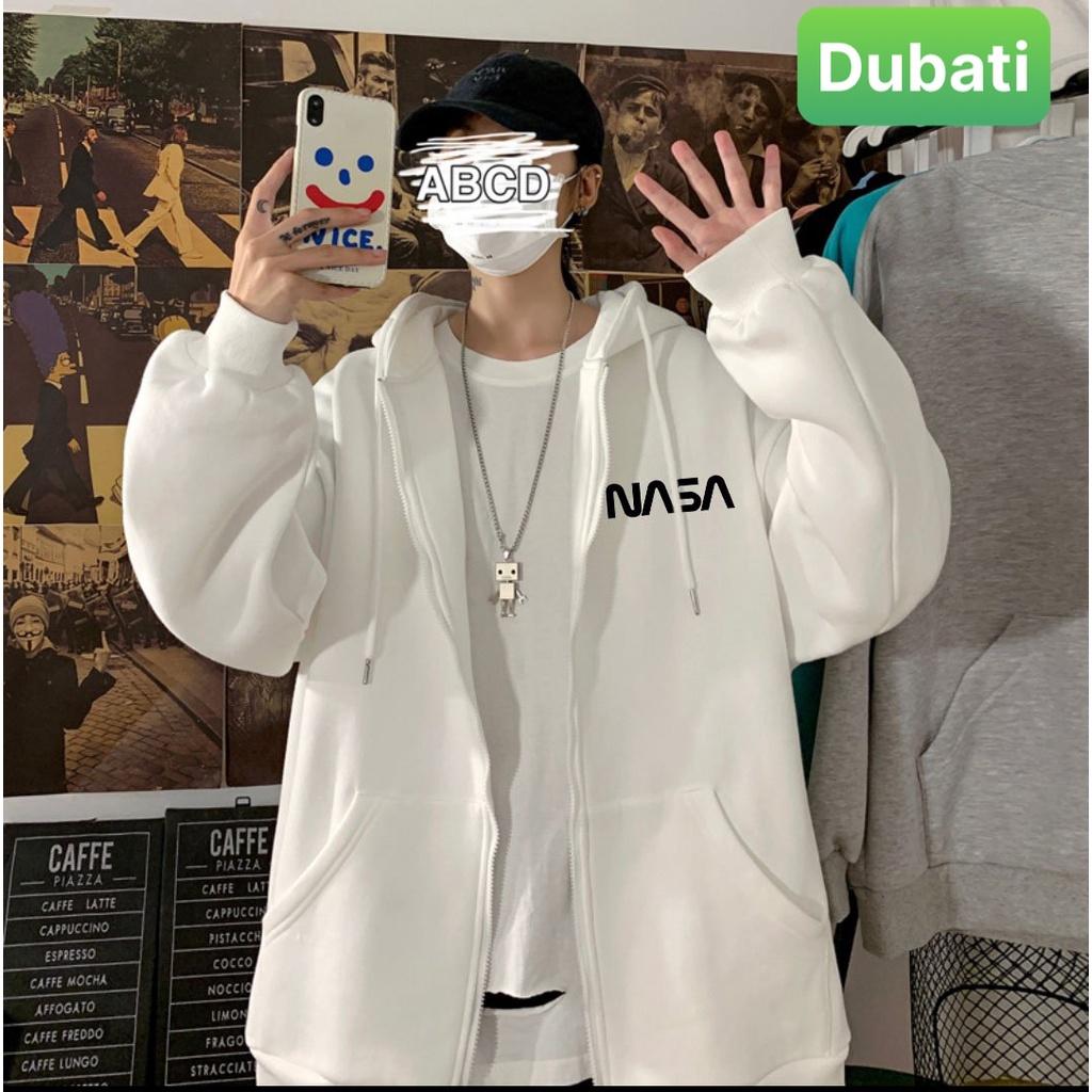 ÁO KHÓAT NỈ DÂY KÉO NASA, ÁO HOODIE NAM NỮ PHONG CÁCH HÀN QUỐC XỊN SÒ - DUBATI FASHION