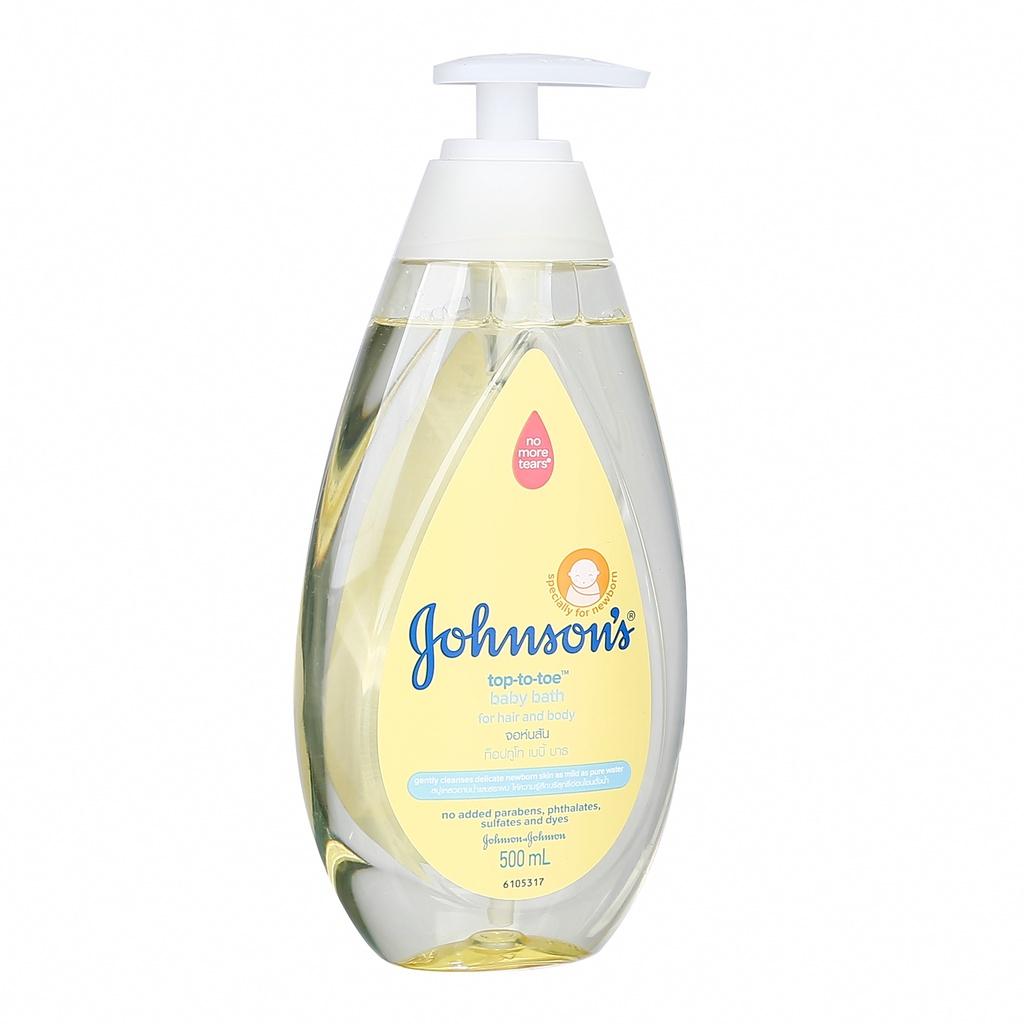 Sữa tắm gội toàn thân cho bé Top To Toe Johnson Baby 200-500ml (Vàng