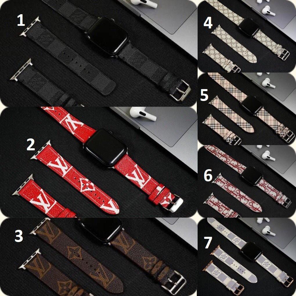 Bộ sưu tập dây da họa tiết cực xinh xắn dành cho apple watch