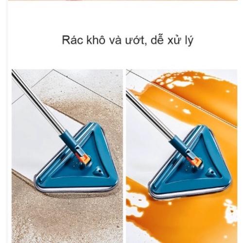 Cây lau nhà vệ sinh kính bề mặt tam giác cao cấp ️ FREESHIP ️