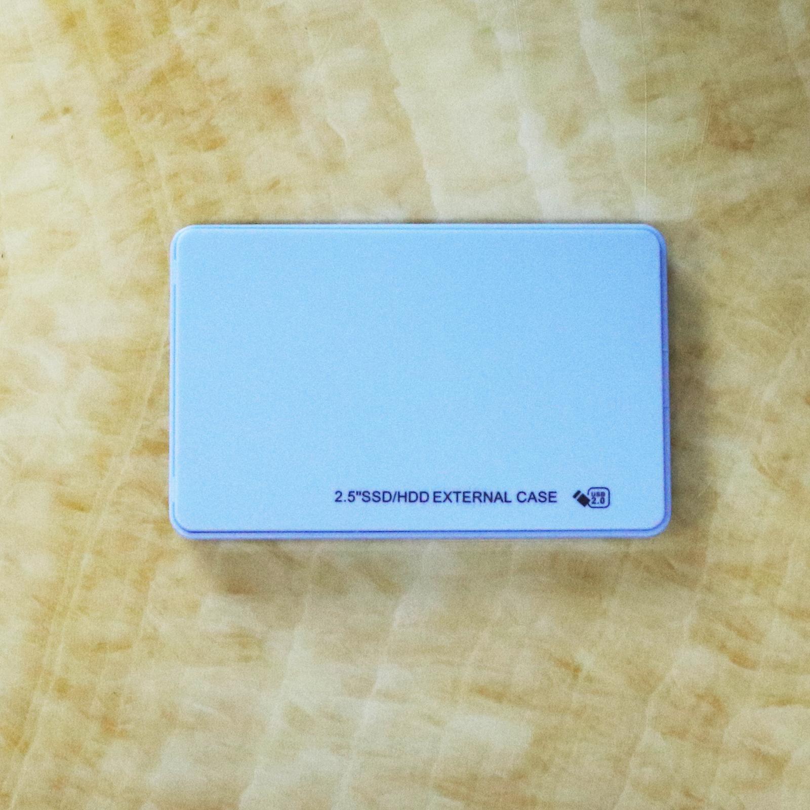 External Enclosure USB 2.0 HDD Case for for Laptop Blue