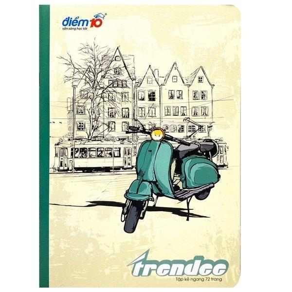 Vở Trendee Kẻ Ngang 72 Trang ĐL 60g/m2 - Thiên Long NB-081 (Mẫu Màu Giao Ngẫu Nhiên)