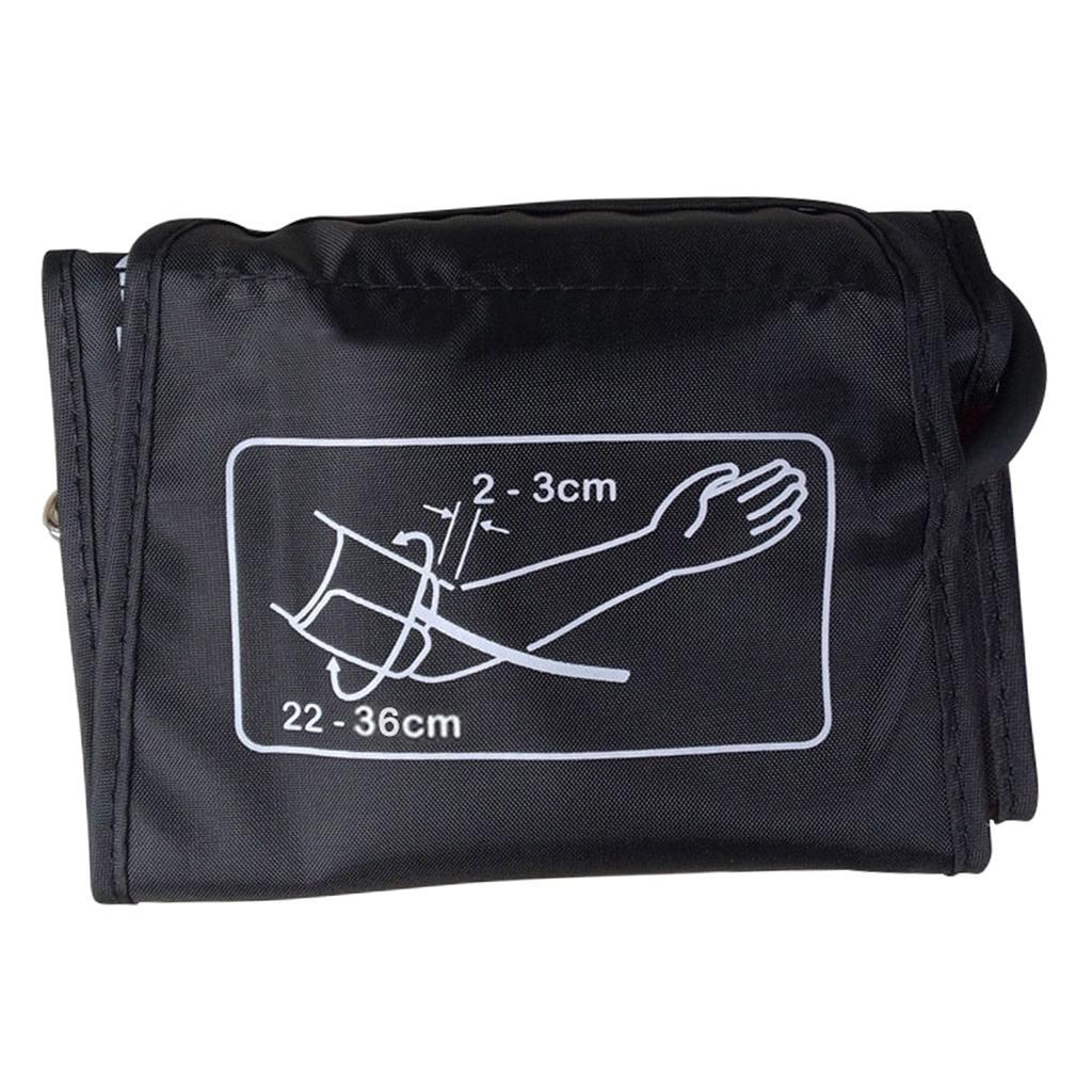2Pcs Blood Pressure Cuff Arm Sphygmomanometer Oxford Nylon Sleeve 22-36cm