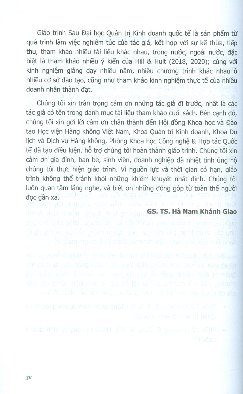 Giáo Trình Cao Học Quản Trị Kinh Doanh Quốc Tế - GS.TS. Hà Nam Khánh Giao - ảnh 10