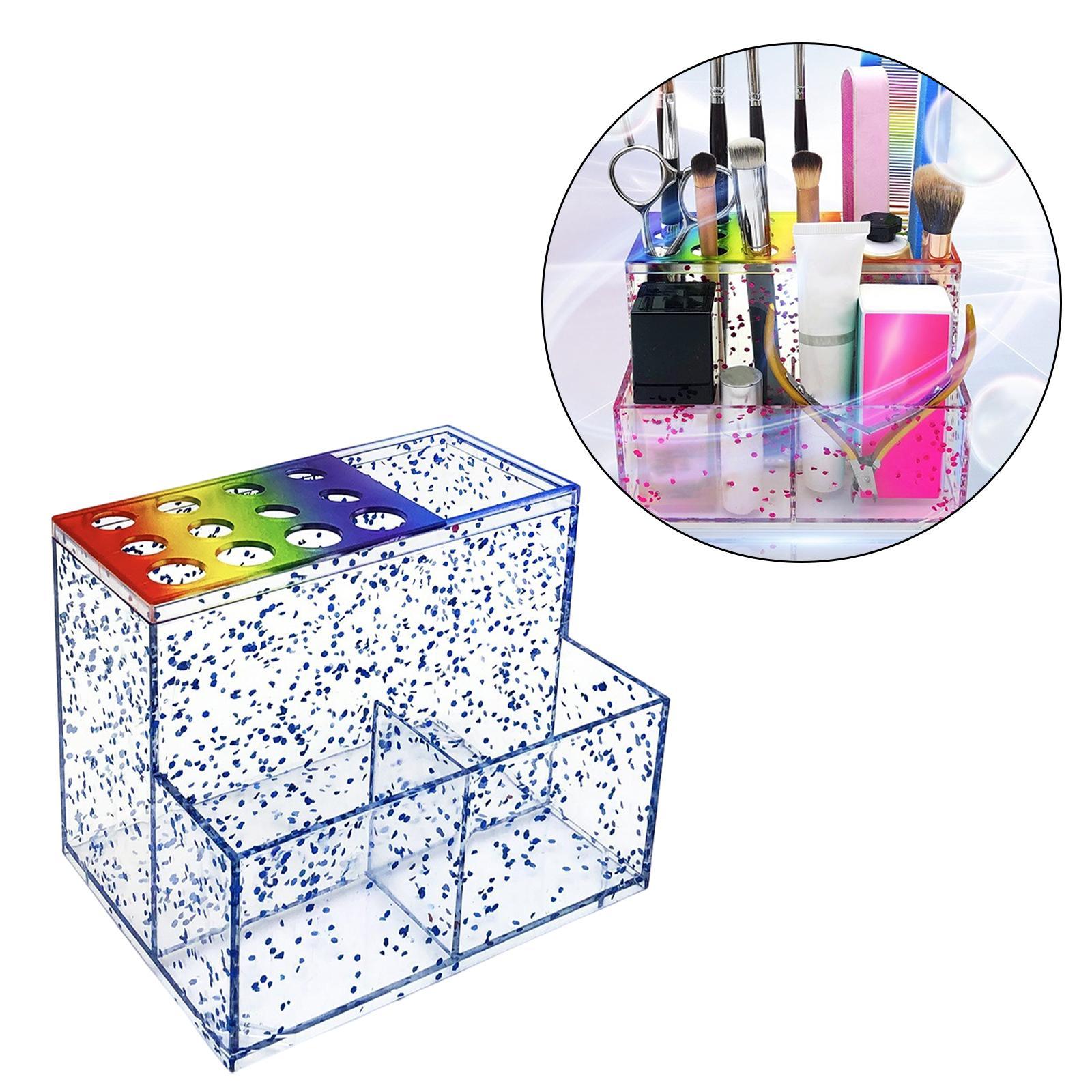 Hair Scissors Storage Box Stylist Scissor Rack for Cosmetic Styling Tool