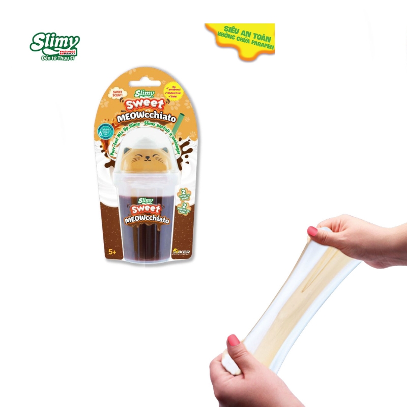 Đồ Chơi SLIMY Slime Cà Phê Kitty Meowcchiato Thơm Ngọt Ngào 33505