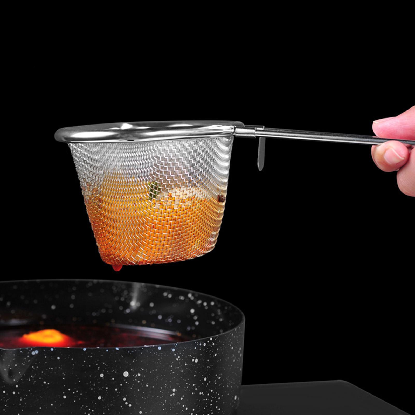 Mesh Strainer with Handle Noodle Strainer for home kitchen
