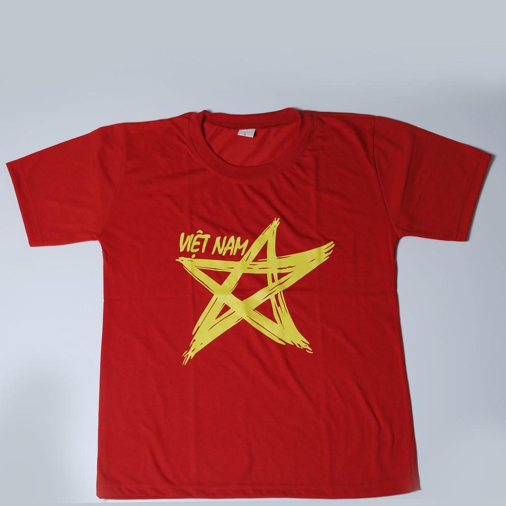 Áo cờ đỏ sao vàng nam nữ cờ cách điệu vải cotton hàng shop Ocean Uniform