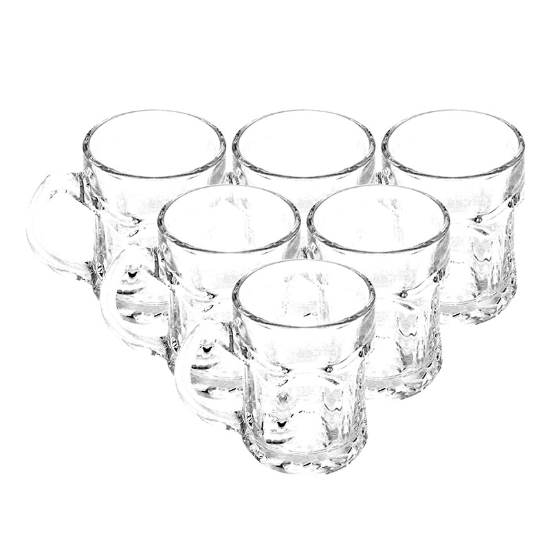 Bộ ly 6 cái Union Glass 332 Ly quai 335ml  không ngã màu,  sản xuất Thái Lan