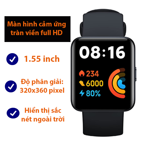 Đồng Hồ Redmi Watch 2 Lite AP - Hàng Chính Hãng
