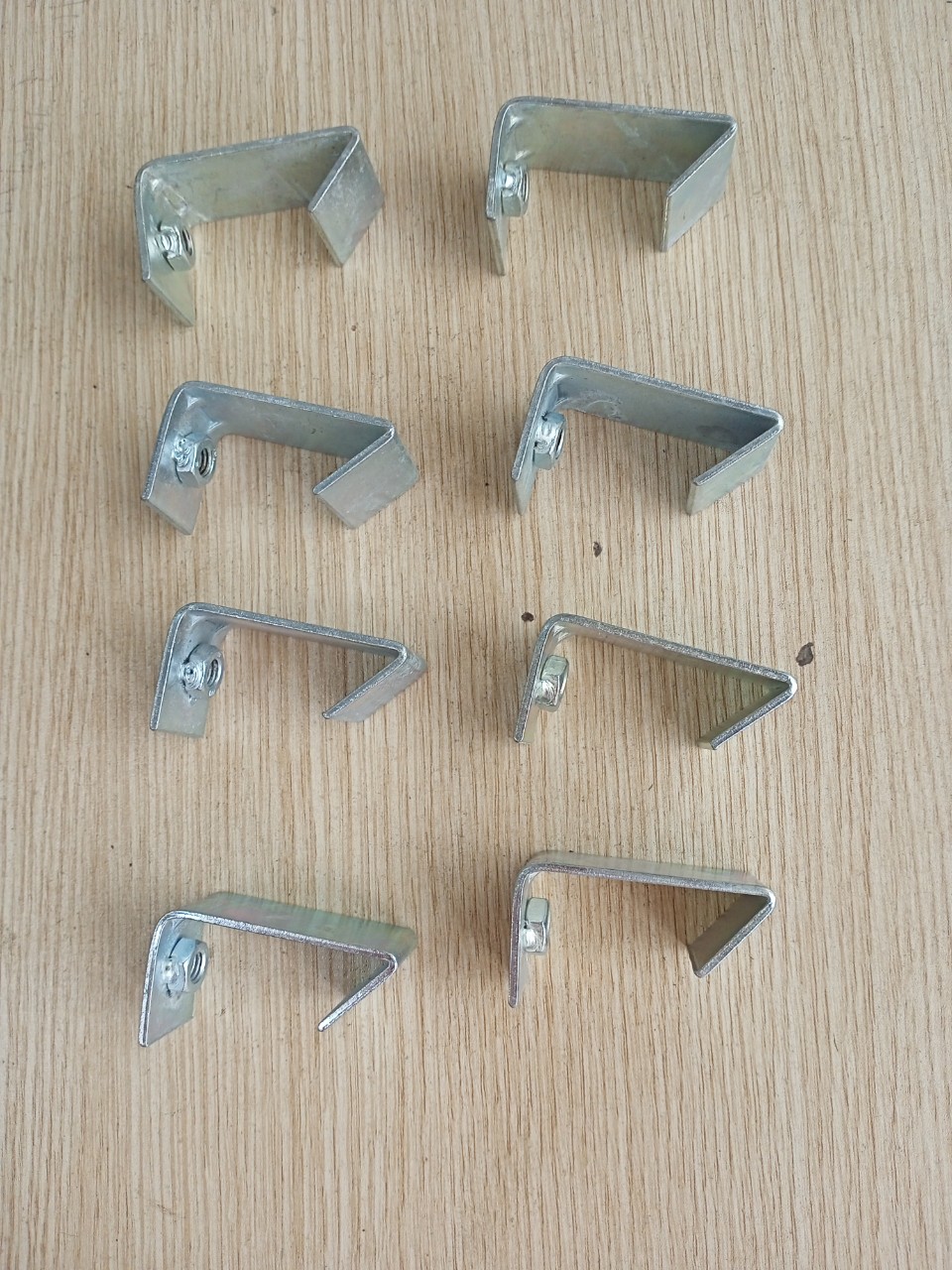 set 50 móc xà gồ chữ C treo tyren 6,8,10,12 móc treo ty chữ C