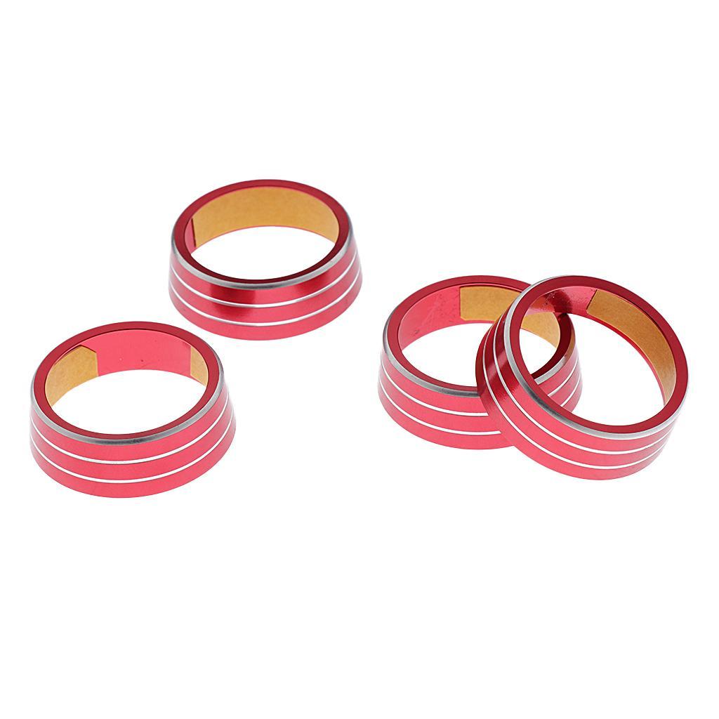 4 Pieces Aluminum AC Climate Control  Knob Cover for   16