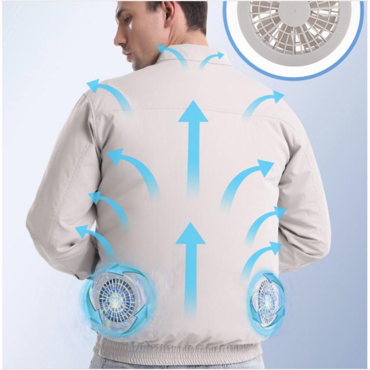 Áo điều hòa chống nóng nam COOLING COAT - Male anti-hot air conditioner