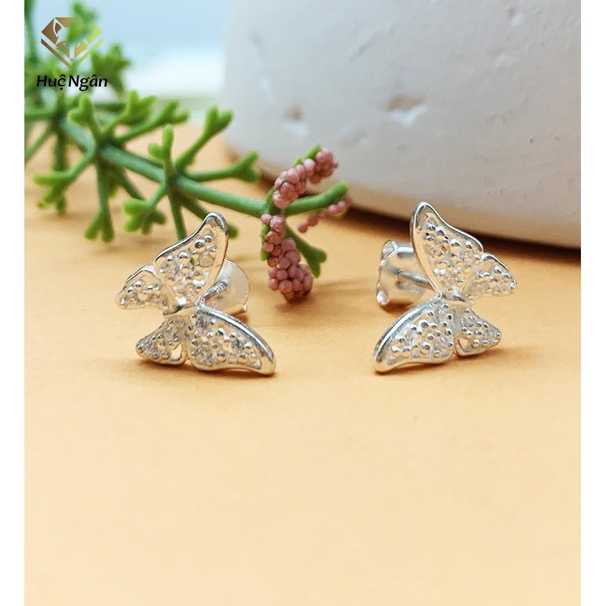 Bông tai bạc Ý 925 Huệ Ngân - Bướm xinh RYE140897